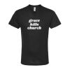 Unisex Poly-Rich V-Neck T-Shirt Thumbnail