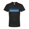 Unisex Poly-Rich V-Neck T-Shirt Thumbnail