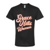 Unisex Poly-Rich V-Neck T-Shirt Thumbnail