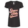 Women's Poly-Rich V-Neck T-Shirt Thumbnail